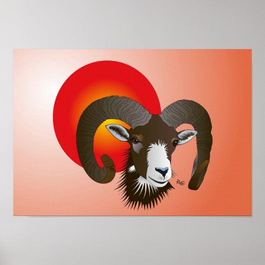 Sternzeichen - Widmungsplakat Poster (Vorne)