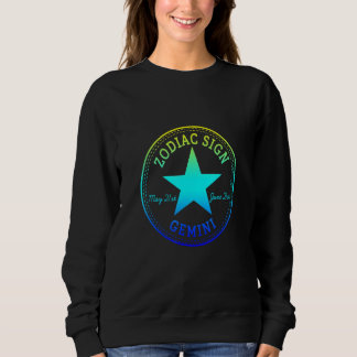 STERNZEICHEN ZWILLINGE geboren im Mai & Juni Astro Sweatshirt