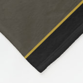 Sternzeichen Zwillinge, gold - Fleecedecke (Ecke)
