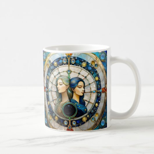 Sternzeichen - Zwillinge Kaffeetasse (Rechts)