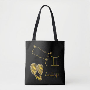 Sternzeichen Zwillinge -  Tasche