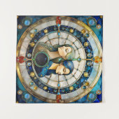 Sternzeichen - Zwillinge Wandteppich (Vorderseite (Horizontal))