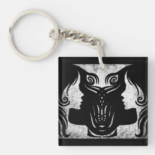 Sternzeichen Zwillinge Zodiac Schlüsselanhänger