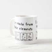 Sterre Periodenname Tasse (Vorderseite Links)