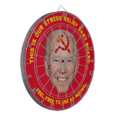 STESS-RELIEF-DARTBOARD DARTSCHEIBE (Vorderseite Links)