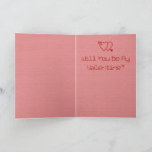 Stetched Valentine Feiertagskarte (Innenseite)