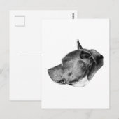 stete Loyalität Blick Postkarte (Vorne/Hinten)