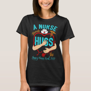Stethocope Heart Nurse Life Happy Nurses Week 2022 T-Shirt