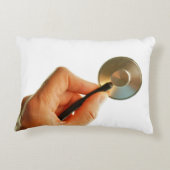 Stethoscoop in een hand voor een ziekenhuis sfeer. dekokissen (Rückseite)