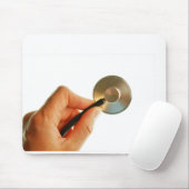 Stethoscoop in een hand voor een ziekenhuis sfeer. mousepad (Mit Mouse)