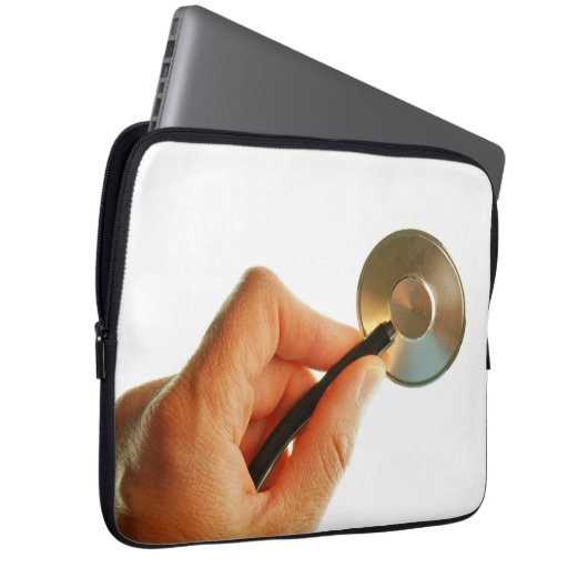 stethoscoop ziekenhuis ziek beter beterschap. laptopschutzhülle (Vorne Rechts)