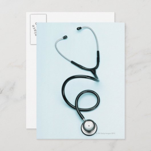 Stethoscope 2 postkarte (Vorne/Hinten)