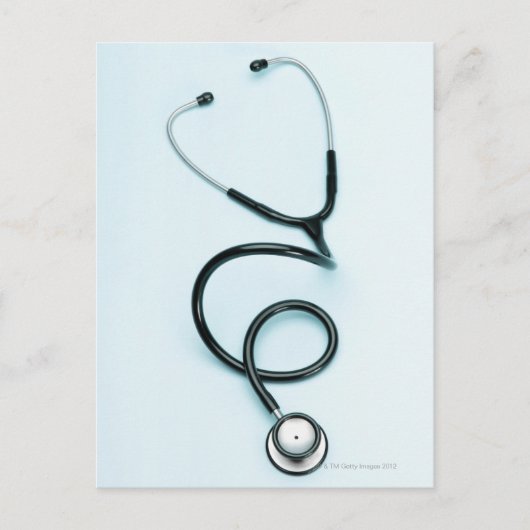 Stethoscope 2 postkarte (Vorderseite)