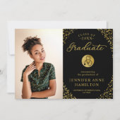 Stethoscope-Ankündigung für den medizinischen Absc Einladung (Vorderseite)