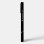 Stethoscope Bow Black, Pink, Silver Medical Case-Mate iPhone Hülle (Rückseite / Links)