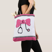 Stethoscope Bow Pink & White Tasche (Von Nahem)