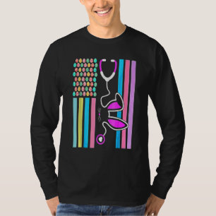 Stethoscope Bunny Nurse Doctor T-Shirt