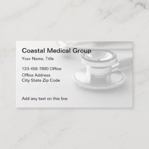 Stethoscope Business Cards Visitenkarte