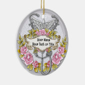 Stethoscope caduceus Krankenschwester Keramik Ornament (Rechts)