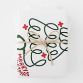 Stethoscope Christmas Tree Lights Nursing Scrubs Geschenkpapier Set (Beispiel)