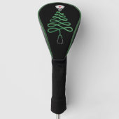 Stethoscope Christmas Tree Nurse Scrub Xmas Golf Headcover (Vorderseite)