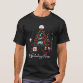 Stethoscope Christmas Tree Radiology Nurse Nursing T-Shirt (Vorderseite)