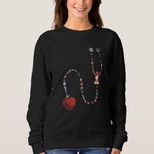 Stethoscope Clinic Heart Nurse Sweatshirt