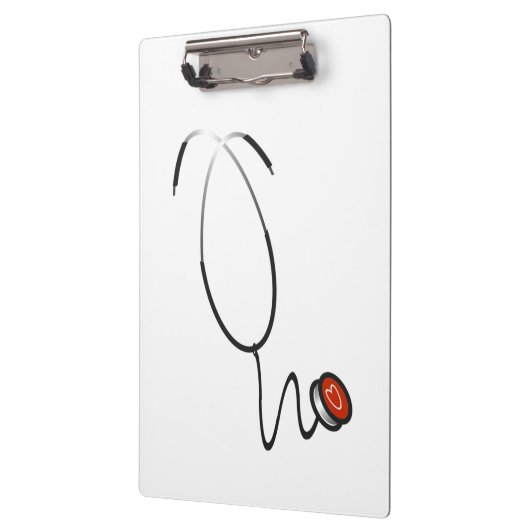 Stethoscope Clipboard Klemmbrett (Links)