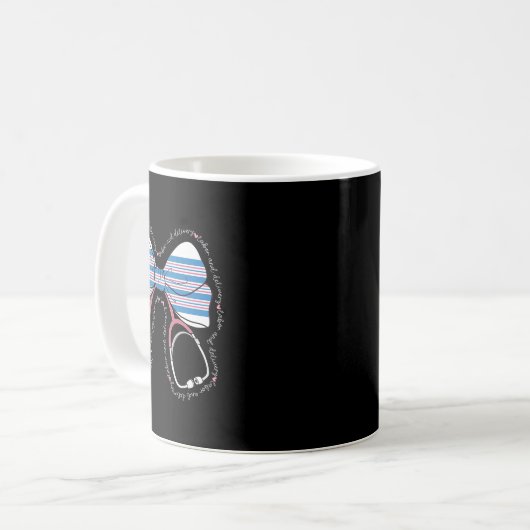 Stethoscope Coquette Bow Ba1 Kaffeetasse (Vorderseite Links)