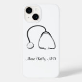 Stethoscope Doctor Nurse MD 4Mark Case-Mate iPhone Hülle (Rückseite)