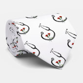 Stethoscope Doctor's Day Krawatte (Gerollt)