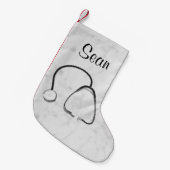 Stethoscope Doctors Nurses Weihnachtszeit-Strumpf Kleiner Weihnachtsstrumpf (Vorderansicht (hängend))