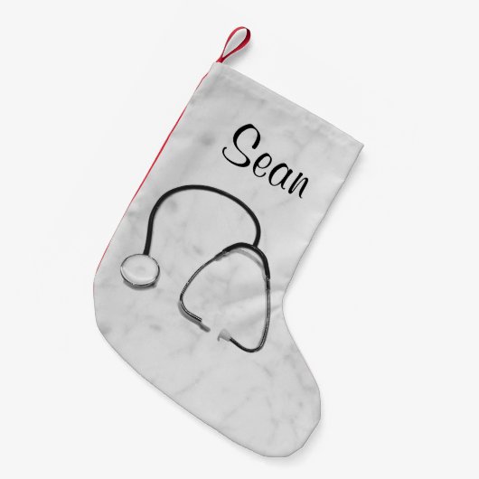 Stethoscope Doctors Nurses Weihnachtszeit-Strumpf Kleiner Weihnachtsstrumpf (Vorderansicht (hängend))