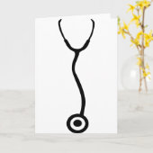 Stethoscope - Doktor Karte (Gelbe Blume)
