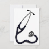 Stethoscope Einladungen (Vorderseite)