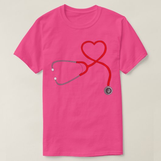 Stethoscope Heart 7 T-Shirt (Design vorne)