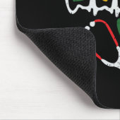 Stethoscope Heart Juneteenth Melanin Nurse African Mousepad (Ecke)