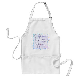 Stethoscope Heart LVN Nurse Schürze