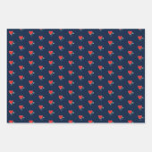 Stethoscope Heart Medical Field Gift Blue Geschenkpapier Set (Vorderseite 3)