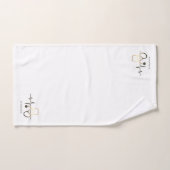 Stethoscope Heartbeat Medical Badhandtuch Set (Handtuch)