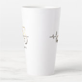 Stethoscope Heartbeat Medical Milchtasse (Vorderseite)