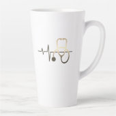 Stethoscope Heartbeat Medical Milchtasse (Rechts)