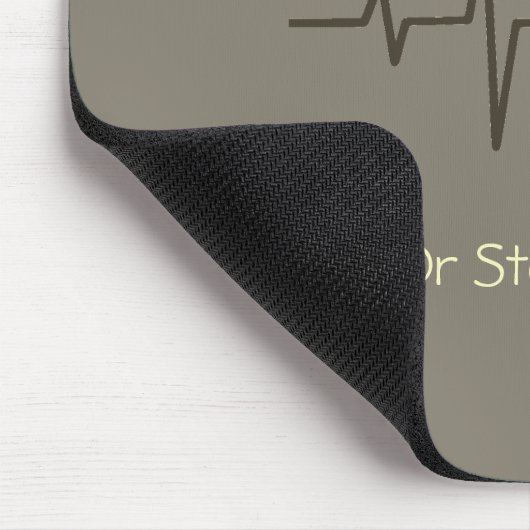 Stethoscope Heartbeat Medical Mousepad (Ecke)