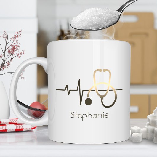 Stethoscope Heartbeat Medizinische Tasse