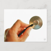 Stethoscope Hospital Sick Get well Get well soon Postkarte (Vorderseite)