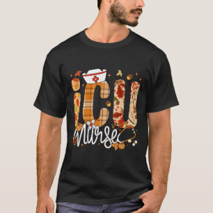 Stethoscope Icu Nurse Fall Yall Herbstverläufe als T-Shirt