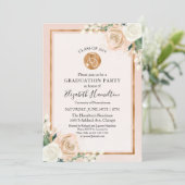 Stethoscope Medical Nursing School Grad Party Einladung (Stehend Vorderseite)