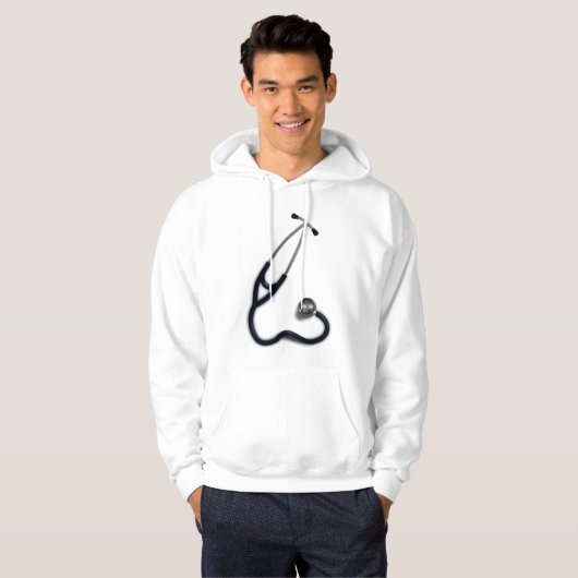 Stethoscope Mens Hoodie (Vorne ganz)