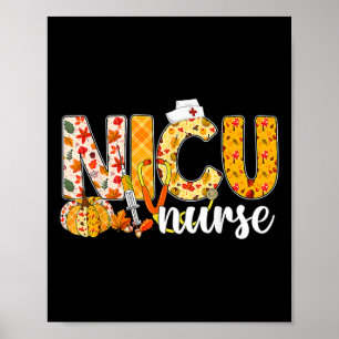 Stethoscope Nicu Nurse Fall Yall Herbst Witz als Poster