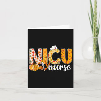 Stethoscope Nicu Nurse Fall Yall Herbstverlässt al Karte